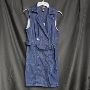 White House Black Market Indigo Denim Dress